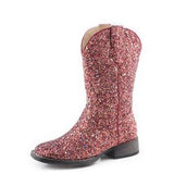 Roper Girls Little Kids Red Glitter Boots