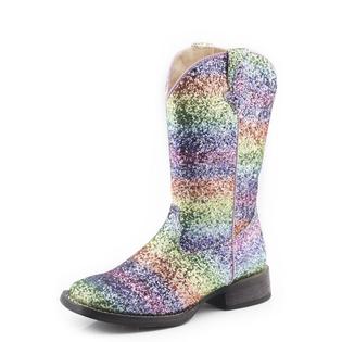 Roper Girls Little Kids Rainbow Glitter Boots